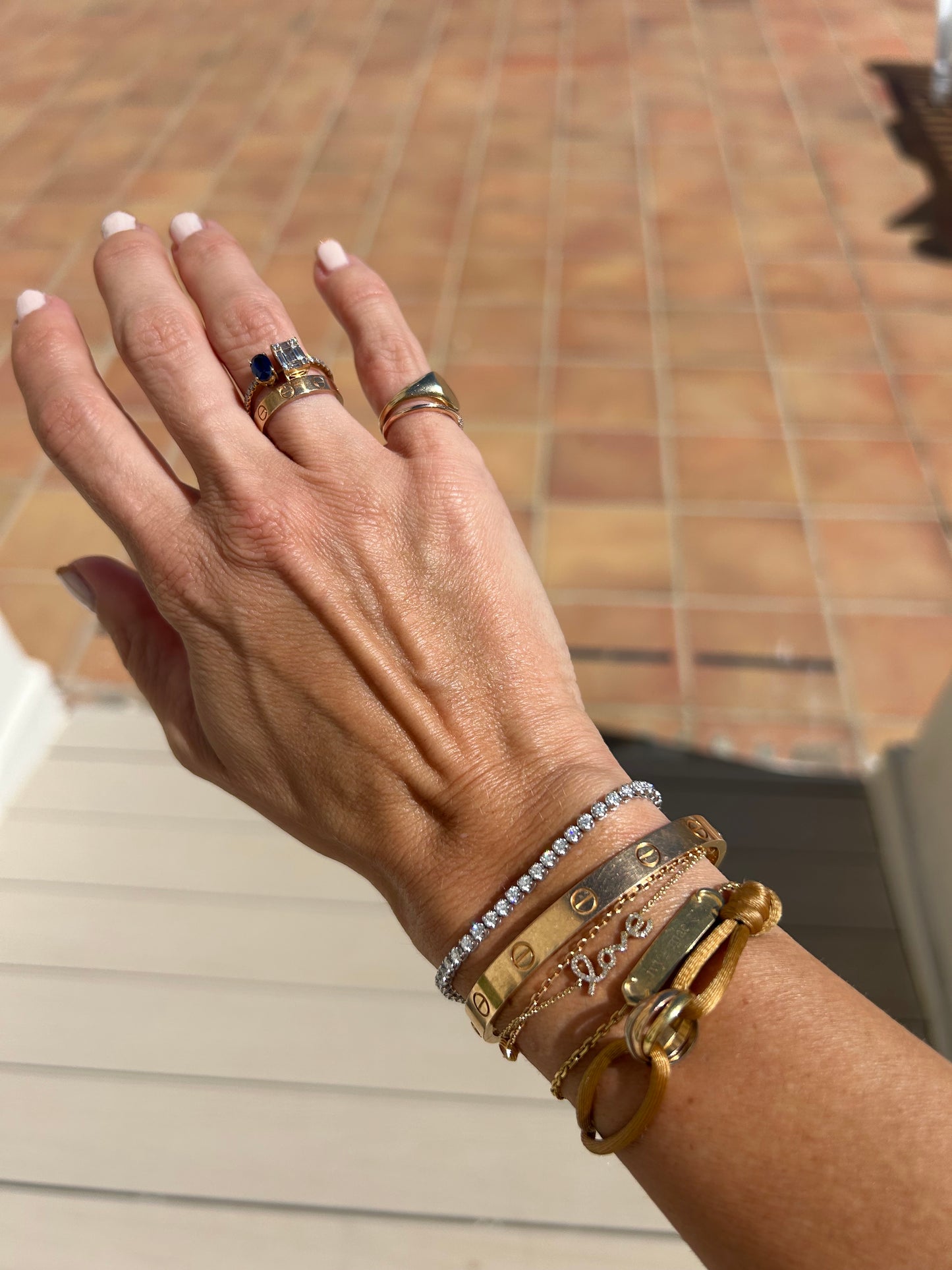 classic tennis bracelet