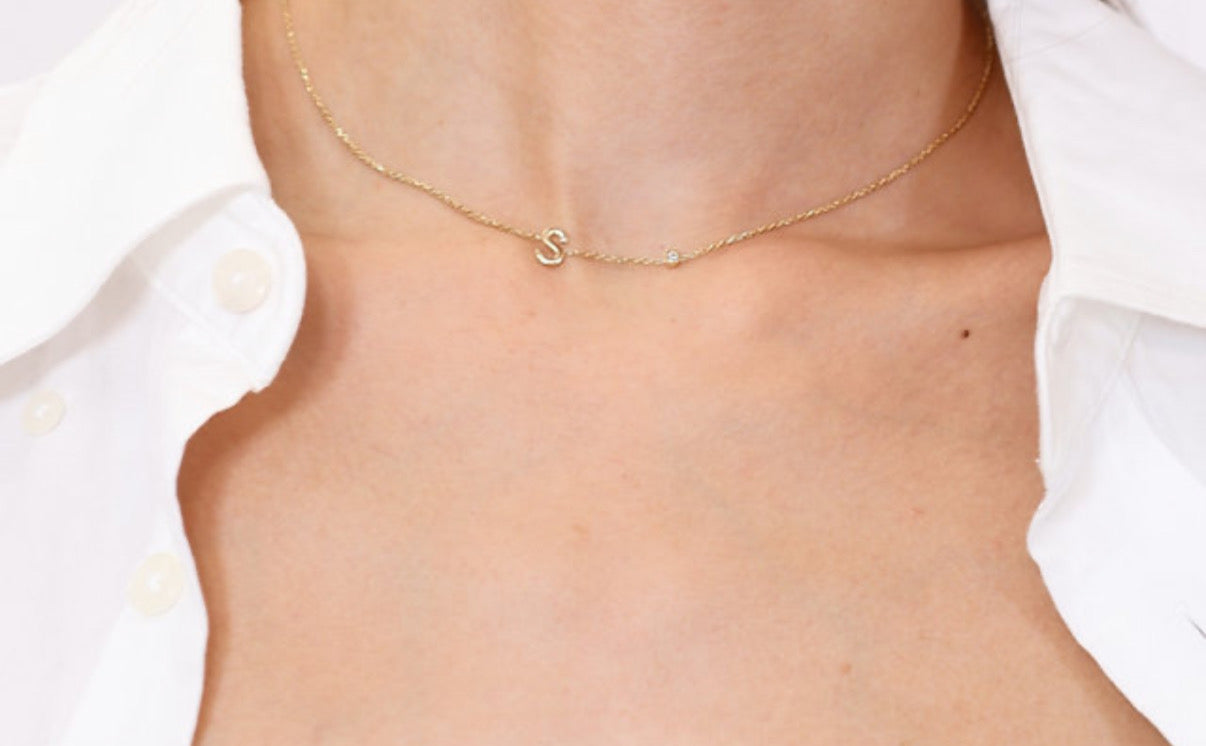 initials and diamond are forever