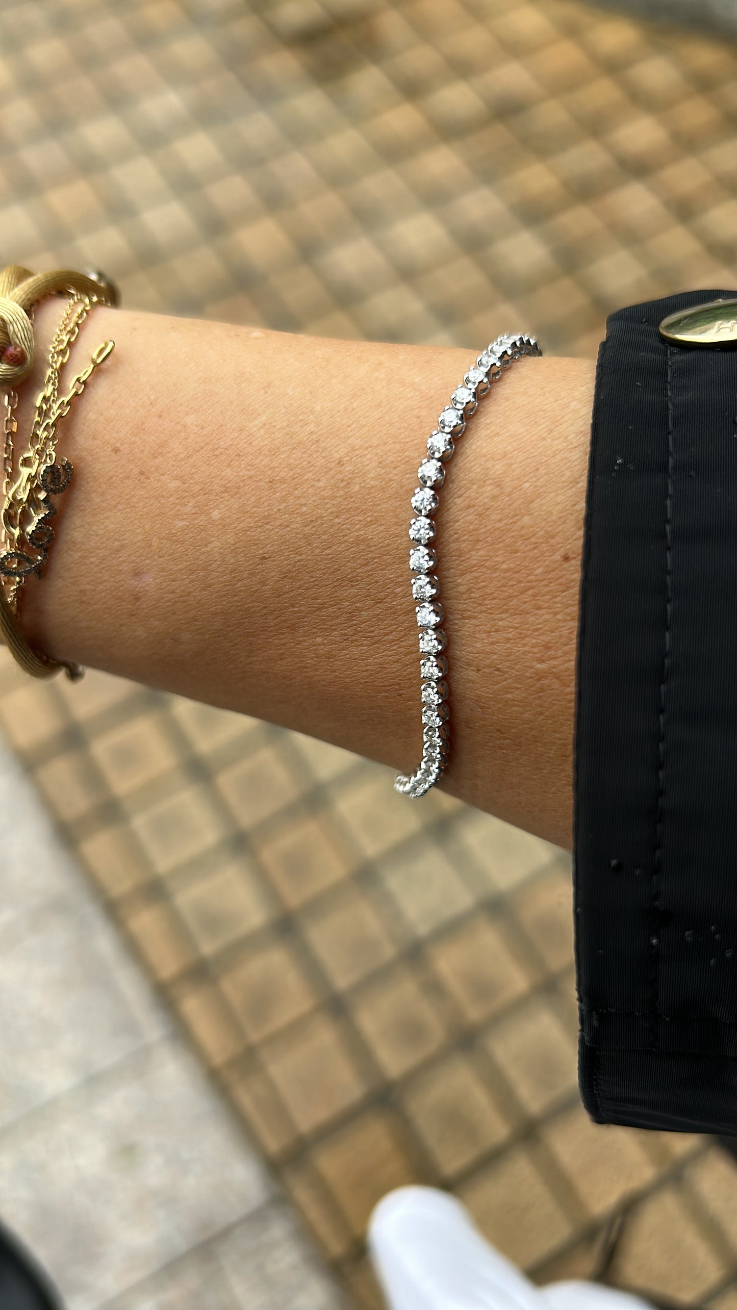 classic tennis bracelet