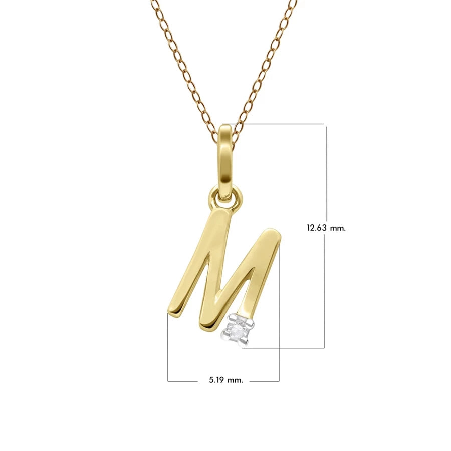 Initial pendants GEMSTONES