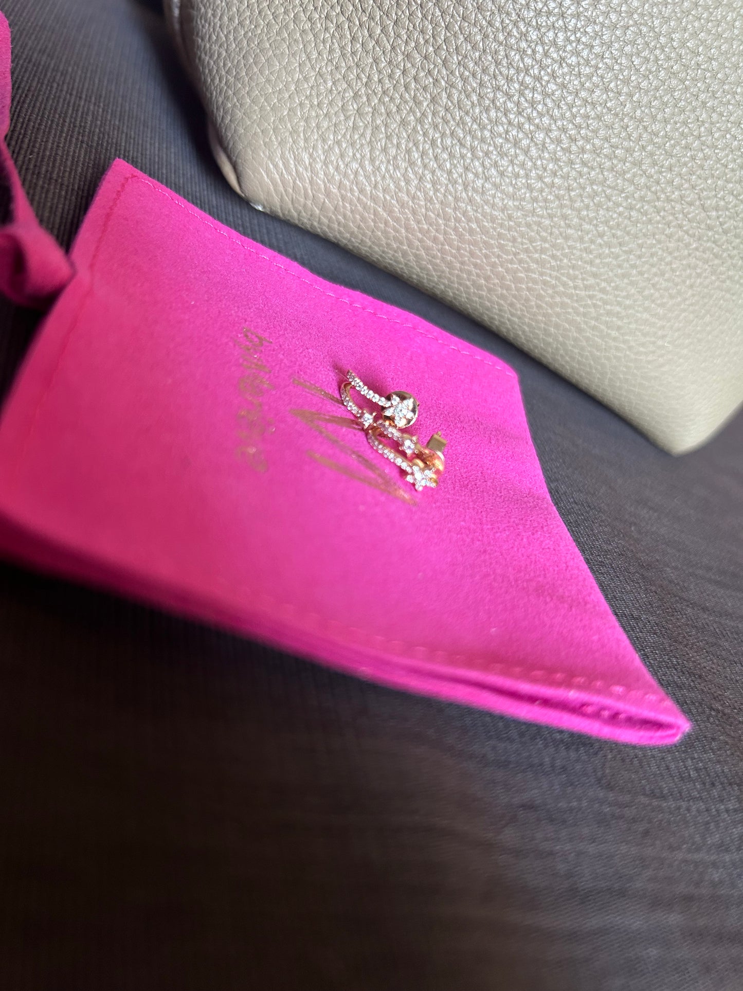 star design diamond earrings