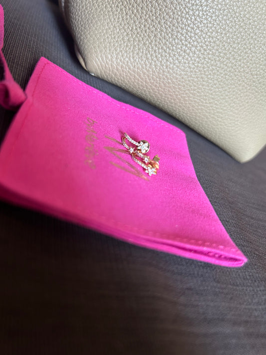 star design diamond earrings