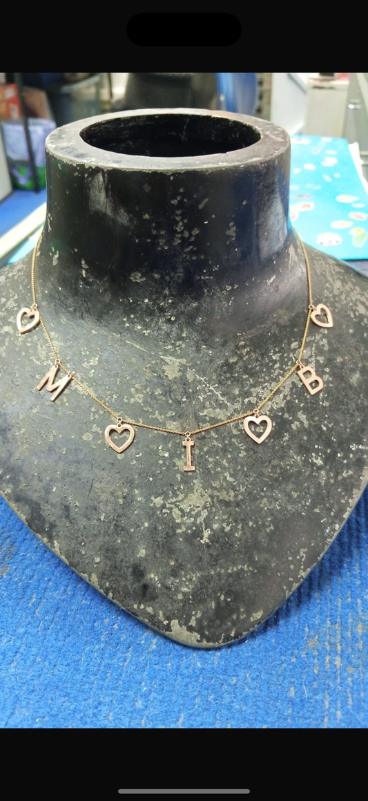necklace initials