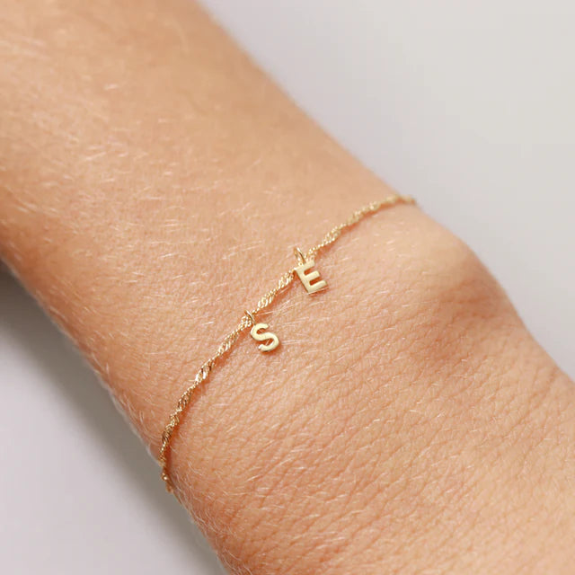 golden bracelet personalized