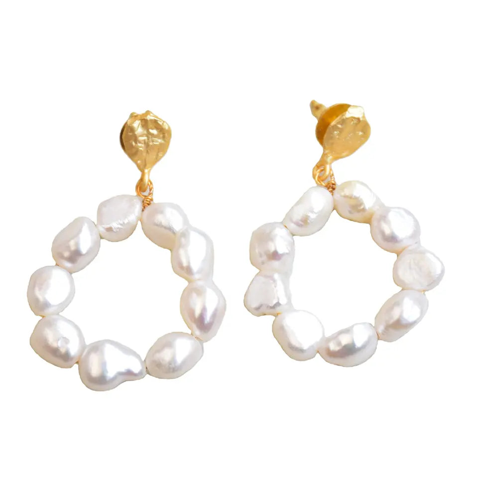Pearl earrings