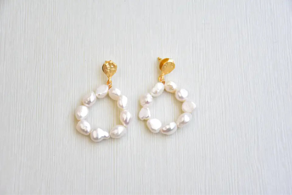 Pearl earrings