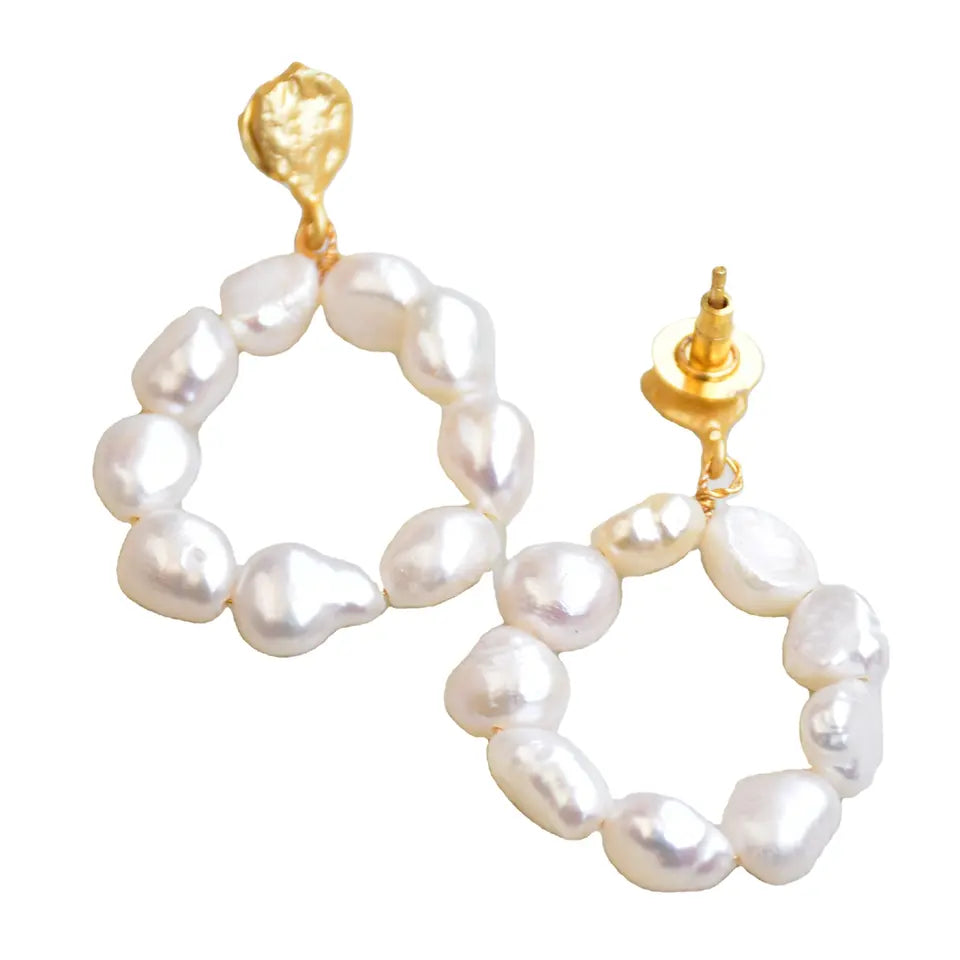Pearl earrings