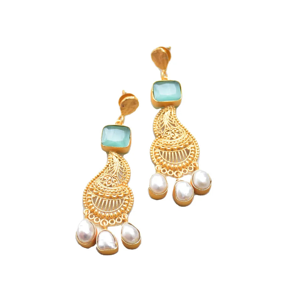 Pearl earrings