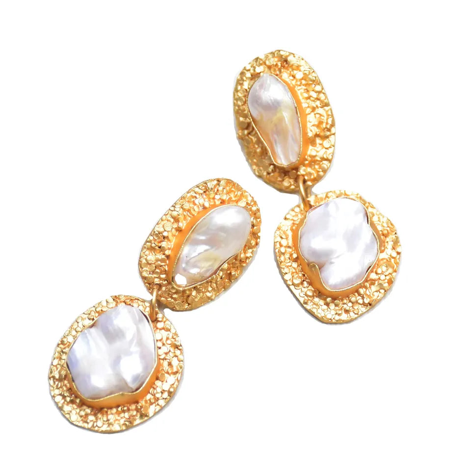 Pearl earrings