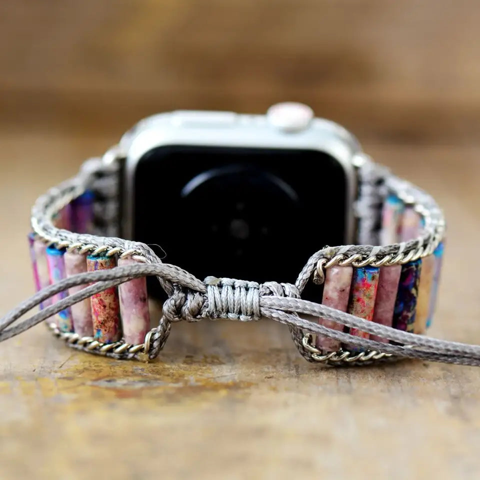 Apple strap natural stones