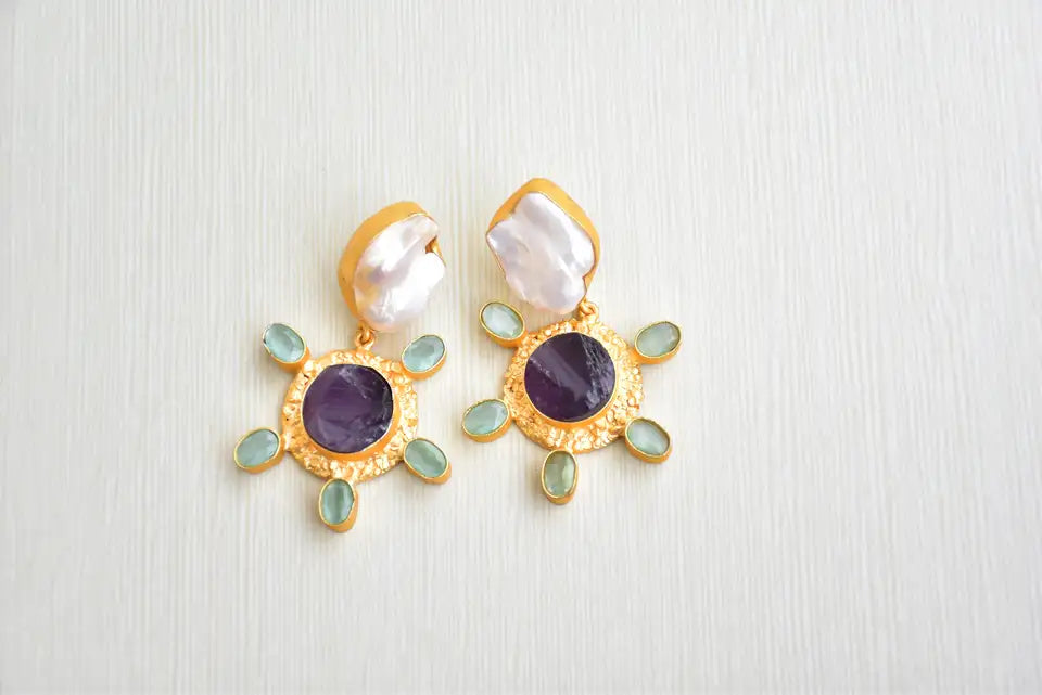 Pearl earrings