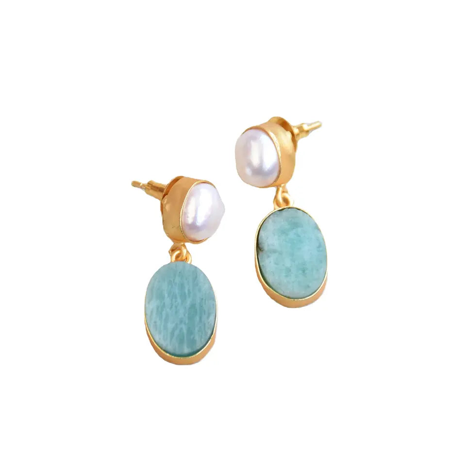 Pearl earrings