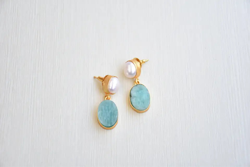 Pearl earrings