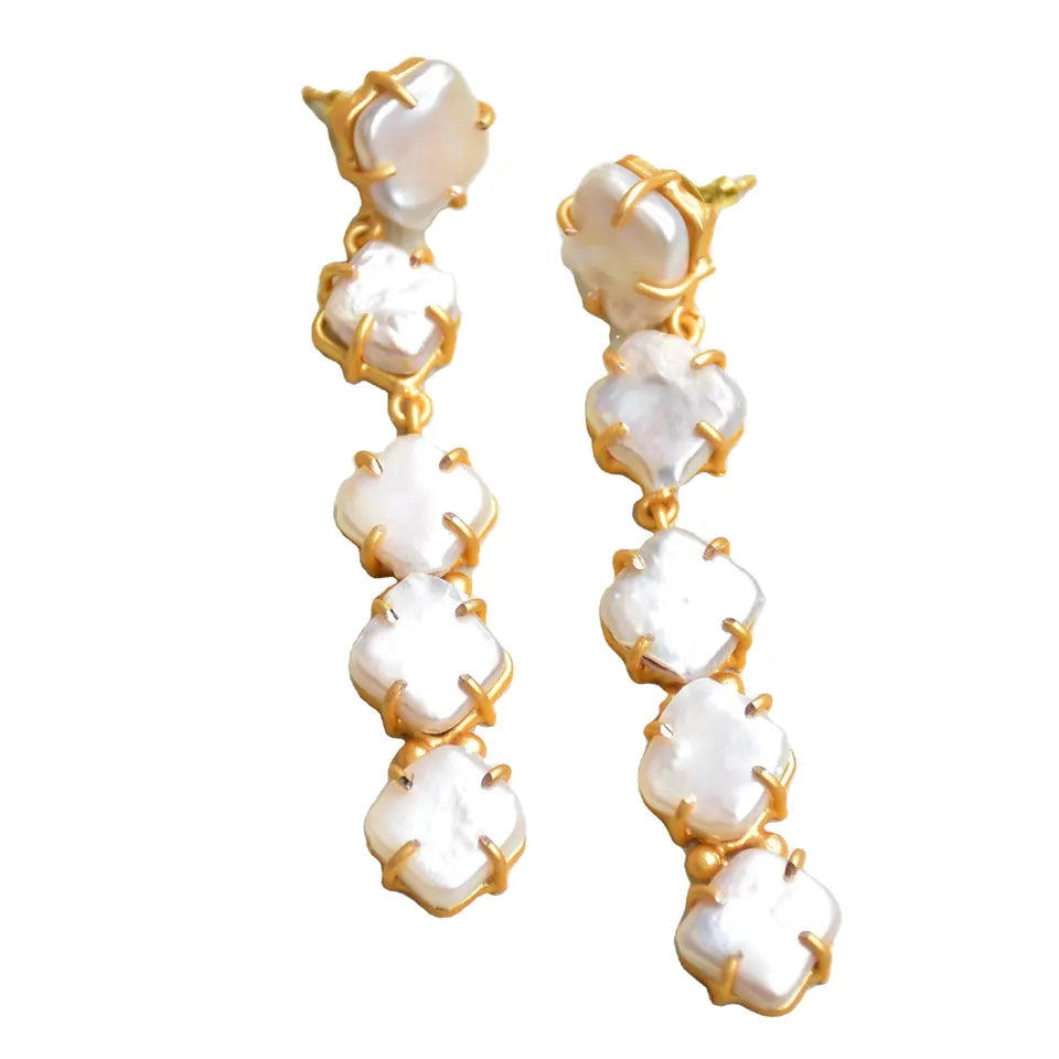 Pearl earrings