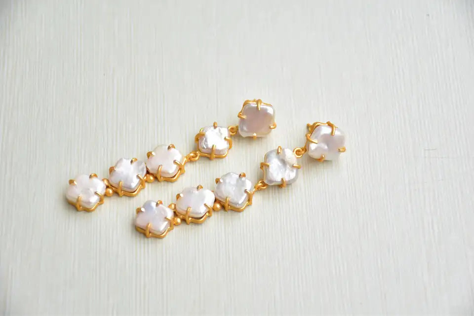 Pearl earrings