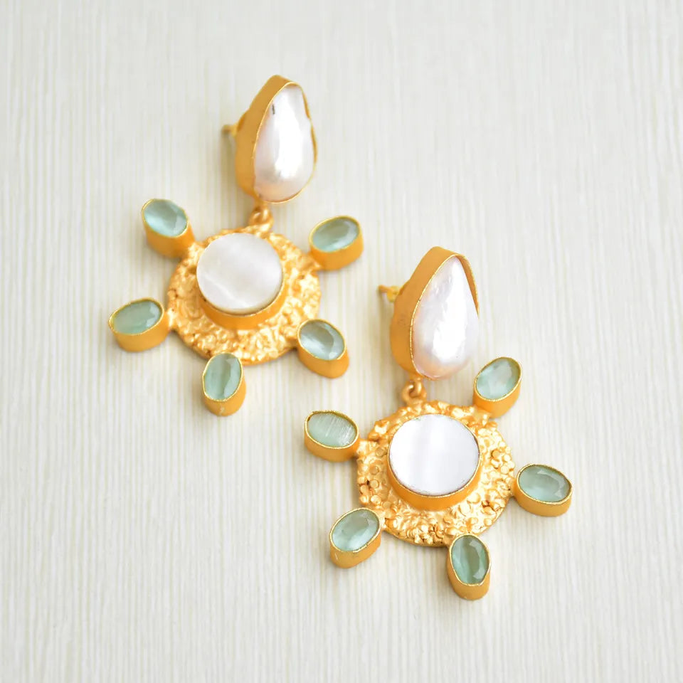 Pearl earrings