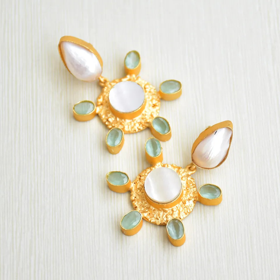 Pearl earrings