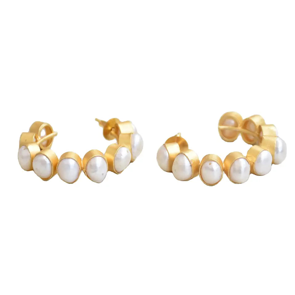 Pearl earrings