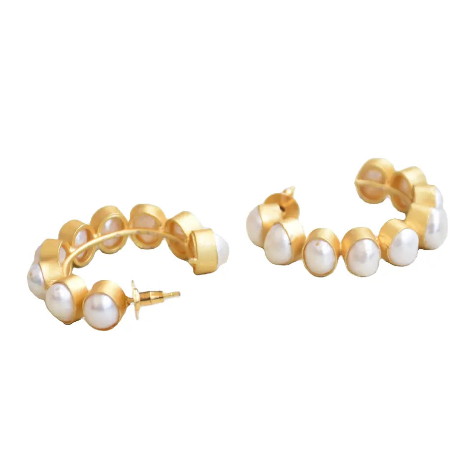 Pearl earrings