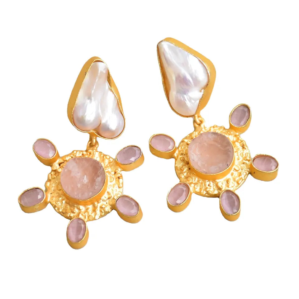 Pearl earrings