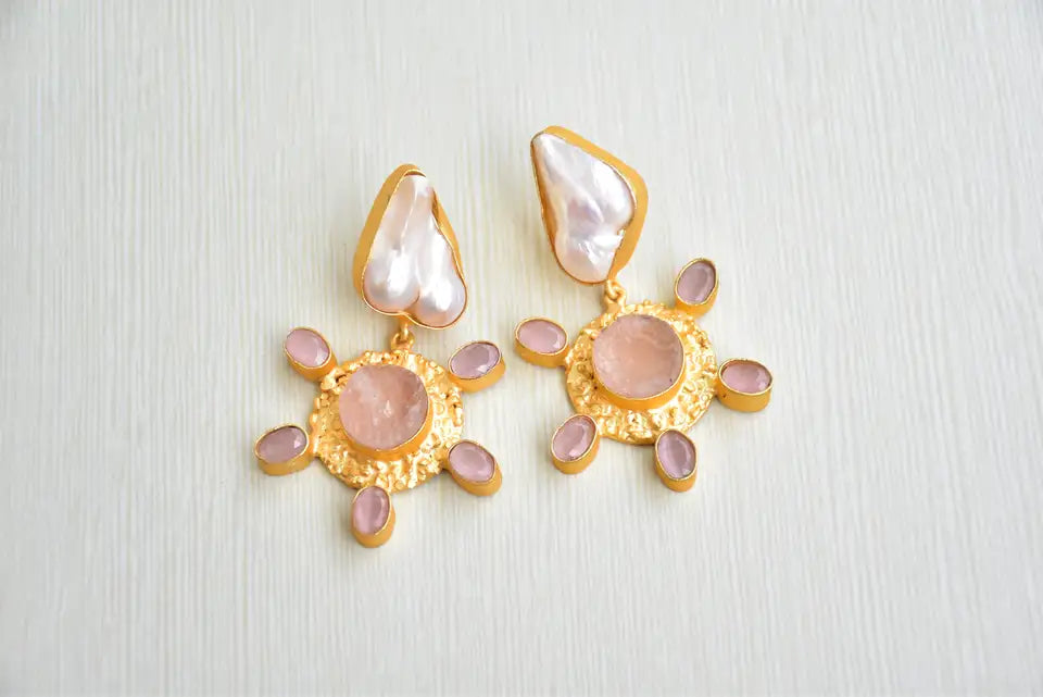 Pearl earrings