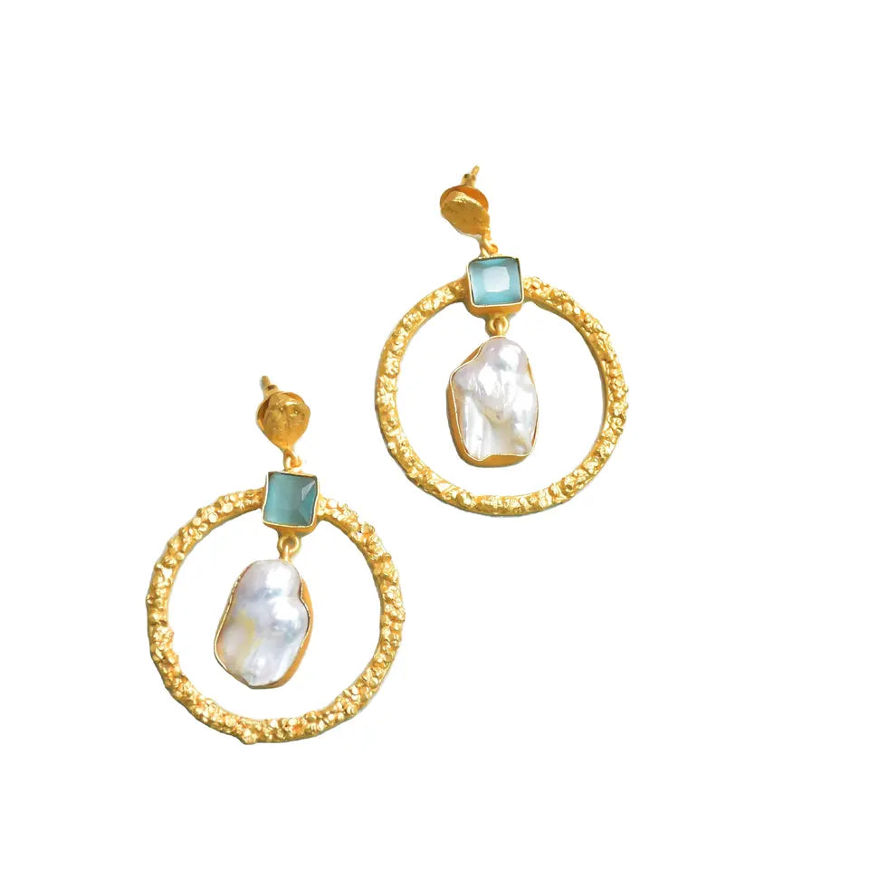 Pearl earrings