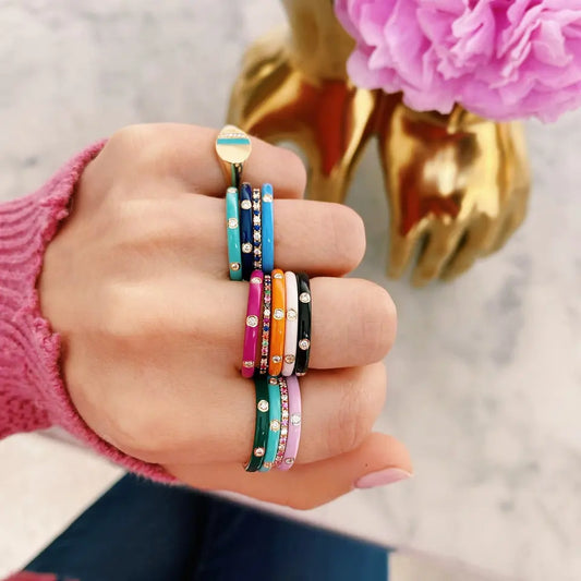 Stackable fever ring