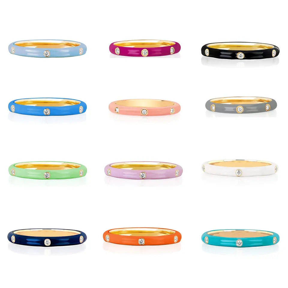 Stackable fever ring