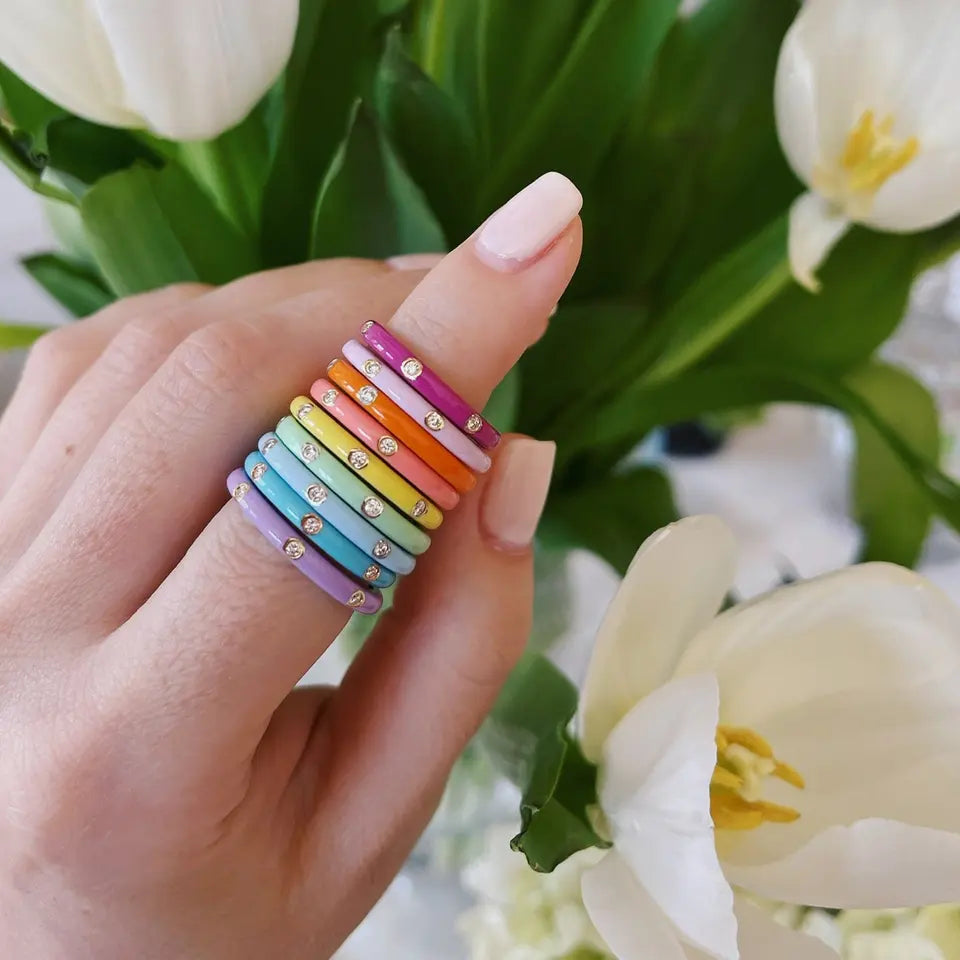 Stackable fever ring